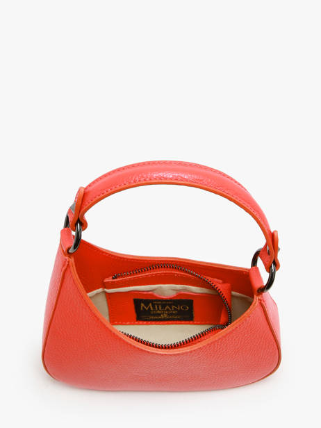 Cross Body Tas Caviar Leder Milano Rood caviar CA23118 ander zicht 3